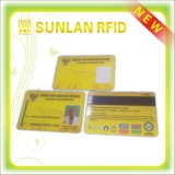 PVC Contact Chip Card with Hico Magnetic Stripe