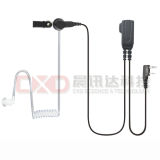 Acoustic Tube Earphone with Samll Side Ptt for Two-Way Radio