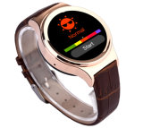 Smart Watch with Genuine Leather Band