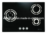 Gas Hob with 3 Burners and 1.5b Battery Pulse Ignition, Ename Water Tray (GH-G713E)