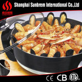 1500W Non Stick Coating Ceramic Paint Electrical Skillet