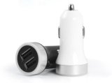 Dual USB Car Charger for Mobile Cell Phone iPhone 5V 2.4A
