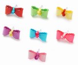 Colorful 3-D Acrylic Bow Tie Cell Phone Cap Accessories (PL754)