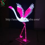 New Flying Flamingo LED Sculpture Animal Motif Light Outdoor Garland Decoration