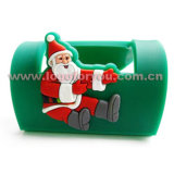 Father Christmas Soft PVC Phone Holder