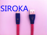 Fabric Braided USB Micro Cable for Mobile Phone