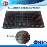 P10mm Amber Outdoor Module LED Display