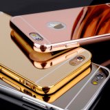 Wholesale Hot Selling Luxury Mirror Aluminum Bumper Phone Case for iPhone 6 / 6 Plus
