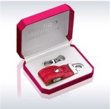 Leather USB Flash Drive with Gift Box (TF-0248)