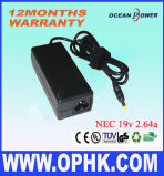 Laptop Adapter for Nec 19V 2.64A