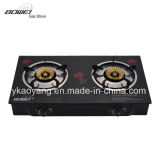 2 Burner Gas Stove with Tempered Glass Cook Top