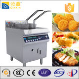 Fish and Chips Fryers with Double Baskets Induction Fry Machine