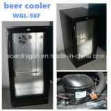 Single Glass Door Refrigerator to Store Beer and Beverage
