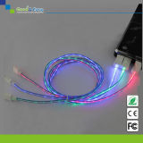 LED Light Visible USB Data Cable for iPhone 5 5s (GEIAB0020)