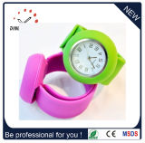 Fashion Silicone Bracelet Quartz Wrist Slap Watch (DC-083)