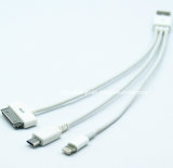 Top Selling 3 in 1 Mobile Phone USB Data Cable for iPhone and Smart Phones USB Cables (JHU357)