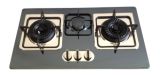 Stainless Steel Gas Stove with Three Burner