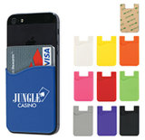 Mobile Phone Smart Wallet Silicone Card Pocket