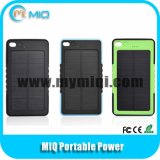 Miq 6000mAh Solar Power Bank Mobile Phone Charger Made in China