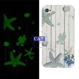 C&T Luminous Cell Phone Cover for iPhone 4S Case