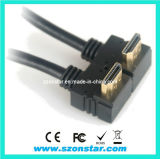 Right Angled 1.4V 3D 4k 1080P HDMI Cable