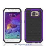 Hot Selling PC + Silicone Hybrid Bling Gypsophila Mobile Phone Case Cover for Samsung Galaxy S6