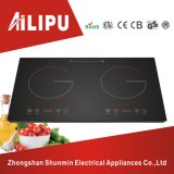 Double Plate Soft Touching Smart Cooktop/2 Induction Cooker with Digital Display&Copper Coil