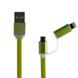 Factory Price Fast Charging 2in 1 Charging Sync Data USB Cable for iPhone 6/S6