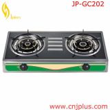 Stainless Steel Panel Body Gas Stove Jp-Gc202 Two Burner