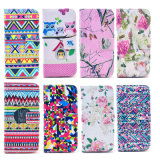 OEM Pattern Beautiful PU Leather Mobile/Cell Wallet Filp Print Phone Cover Case for iPhone 6