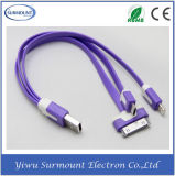 Universal 3 in 1 Short USB Charging Cable