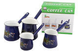 Enamel Coffee Can/ Coffee Pot