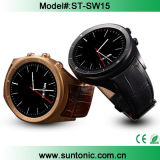 Round Display Android 4.4 Smart Watch with SIM Card Slot