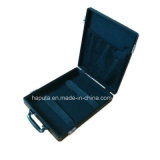 Black Ostrich Leather Laptop Case Hl-3101