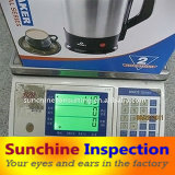 Household Coffee Maker Final Random Inspection / Home Appliance Quality Control Services and Inspection / Pre-Shipment Inspection Certificate