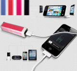 Lipstick Battery Charger Emergency 2600mAh Multi Color USB Power Bank