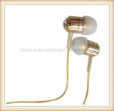 High End Metal Earphone with Bronze Color