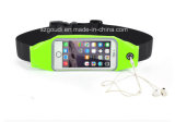 Green Cute New Arm Band Waist Pouch Mobile Phone Bag with Clear Touch Screen