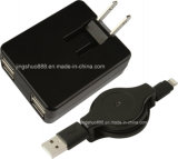 Universal 4 Port Tablet and Mobile Phone USB Charger (AC-IP5-020)