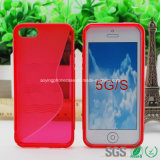 Fashionable S Line TPU Mobile Phone Case for iPhone 5