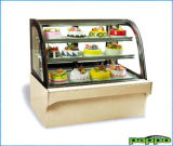 European Style Curved Display Cake Refrigerator Showcase