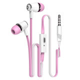 Fashion Gift Mobile Phone Earphone with Flat Cable