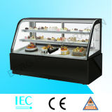 Black Marble Cake Display Refrigerator