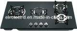 Built -in Gas Hob 4 Burners with Auto Pulse Ignition, Tempered Black Glass Panel (GH-G804E)