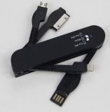 3in1 Knife USB Cable 30pin & 8pin & Micro