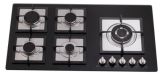 Tempered Glass Cooktop 5 Burner Gas Stove/Gas Hob/Gas Cooker (HB-59007)