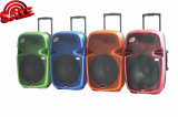 Rechargeable Battery DJ Speaker Box with USB/SD Bluetooth Wireless Microphones