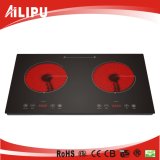 Double Burners Infrared Cooker with CB/CE Approval Sm-Dic06A