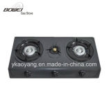 Hot Plate Stainless Steel Gas Stove with 3 Burners