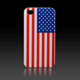USA Flag Smooth Plastic Hard Skin Case Cover for iPhone
